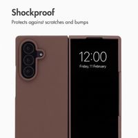 Accezz Liquid Silicone Case with MagSafe Samsung Galaxy Z Fold 8 Ultra - New Tea Brown