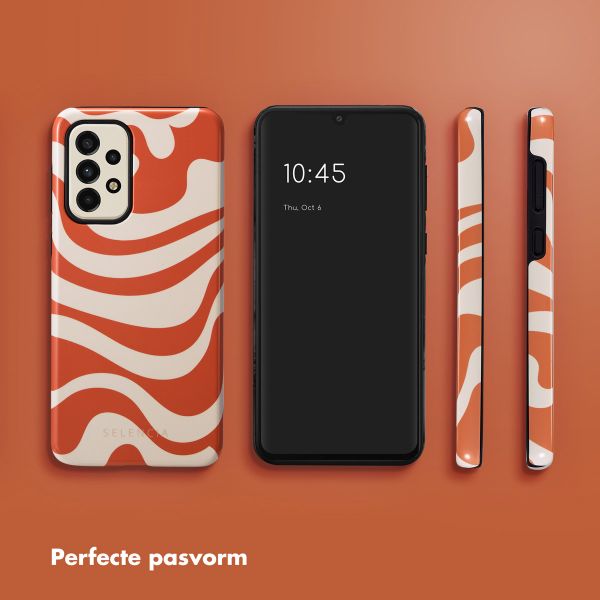 Selencia Vivid Tough Backcover Samsung Galaxy A33 - Dream Swirl Orange