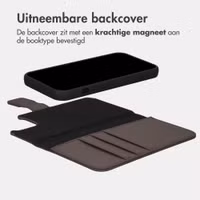 imoshion Uitneembare 2-in-1 Luxe Bookcase Apple iPhone 13 - Bruin