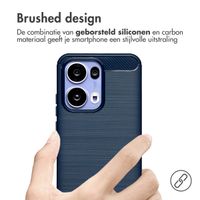 imoshion Brushed Backcover Oppo Reno 13 Pro - Donkerblauw