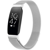 imoshion Milanees magnetisch bandje Fitbit Inspire - Maat S - Zilver