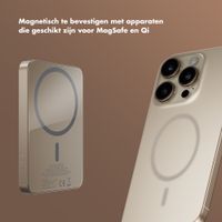 Selencia Vivid Powerbank 5.000 mAh - Draadloze Powerbank - MagSafe en Qi - Desert Gold / Wild Leo