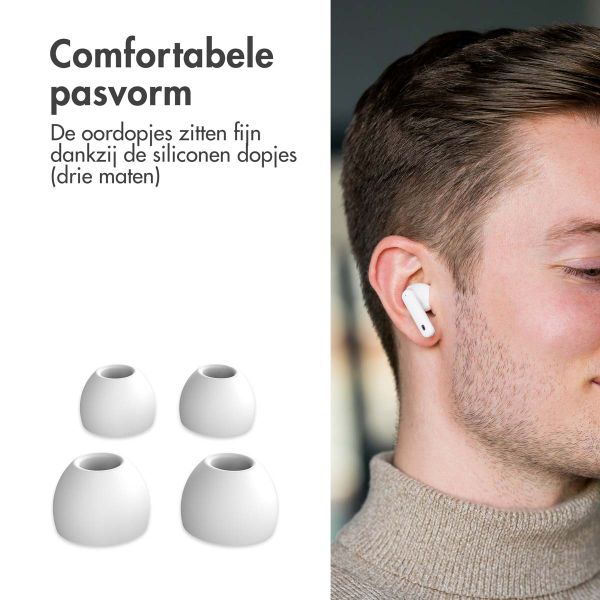 imoshion Aura Pro Draadloze In-ear Oordopjes - Active Noise Cancelling (ANC) - Wit