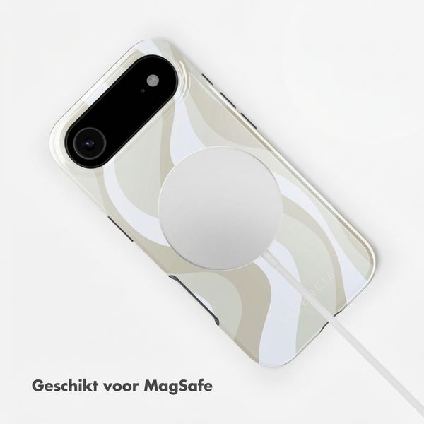 Selencia Vivid Backcover met MagSafe Apple iPhone Air - Desert Waves Beige
