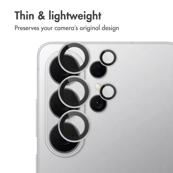 imoshion Camera Protector Glass 2-pack Samsung Galaxy S26 Ultra - Silver Shadow