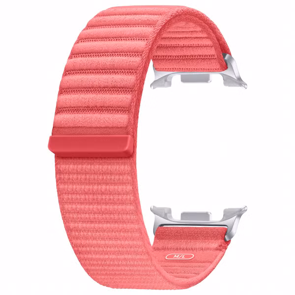 Samsung Originele Fabric Band Samsung Galaxy Watch 8 (40/44mm) / Classic (46mm) - M/L - Rood