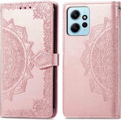 imoshion Mandala Bookcase Xiaomi Redmi Note 12 (4G) - Rosé Goud