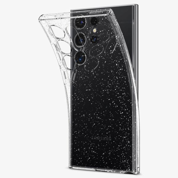 Spigen Liquid Crystal Backcover Samsung Galaxy S24 Ultra - Glitter Crystal Quartz