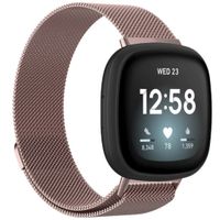 imoshion Milanees Watch bandje Fitbit Versa 4 / 3 / Sense (2) - Roze