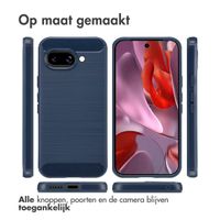 imoshion Brushed Backcover Google Pixel 9A - Donkerblauw