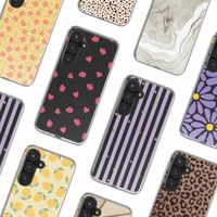 imoshion Design hoesje Samsung Galaxy S24 FE - Dusty Rose Connected Hearts