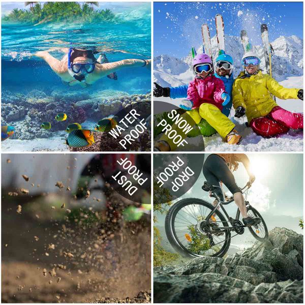 Redpepper Dot Plus Waterproof Backcover Apple iPhone 15 Pro - Zwart