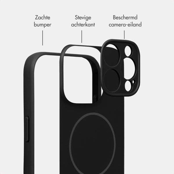Accezz Grip Backcover met MagSafe Apple iPhone 15 Pro - Zwart