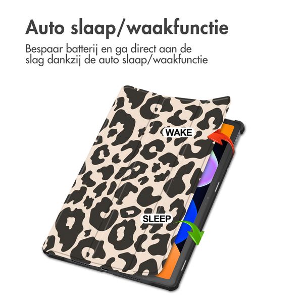 imoshion Design Trifold Bookcase Lenovo Idea Tab - Leopard