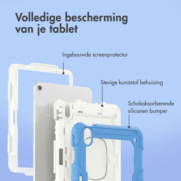 imoshion Rugged Kidsproof Backcover Apple iPad Air 11 inch (2025) M3 / (2024) M2 - Blauw