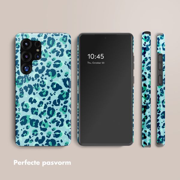 Selencia Vivid Tough Backcover Samsung Galaxy S25 Ultra - Wild Spots Light Blue