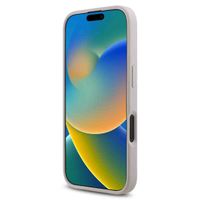 Guess 4G Metal Logo Backcover MagSafe Apple iPhone 16 - Roze