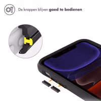 imoshion Rugged Hybrid Carbon Case Apple iPhone 11 - Black