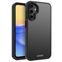 Accezz Rugged Frosted Backcover Samsung Galaxy A15 (5G/4G) - Zwart