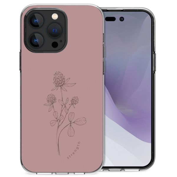 imoshion Design hoesje iPhone 14 Pro Max - Floral Pink