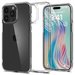 Spigen Ultra Hybrid Backcover iPhone 15 Pro - Crystal Clear