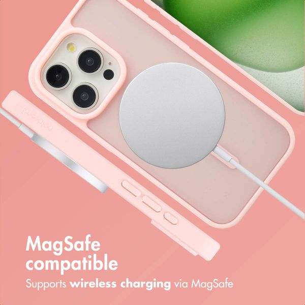imoshion Colour Guard Back Cover with MagSafe Apple iPhone 15 Pro - Light Pink