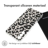imoshion Design hoesje Samsung Galaxy S21 Plus - Leopard Transparent