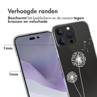 imoshion Design hoesje iPhone 14 Pro Max - Paardenbloem - Wit