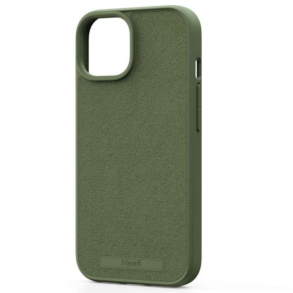 Njorð Collections Suède Comfort+ Case MagSafe iPhone 15 - Olive