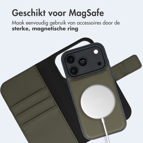 imoshion Uitneembare 2-in-1 Luxe Bookcase Apple iPhone 18 Pro / 17 Pro - Groen