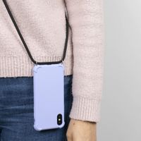 imoshion Color Backcover met koord iPhone 12 Mini - Paars