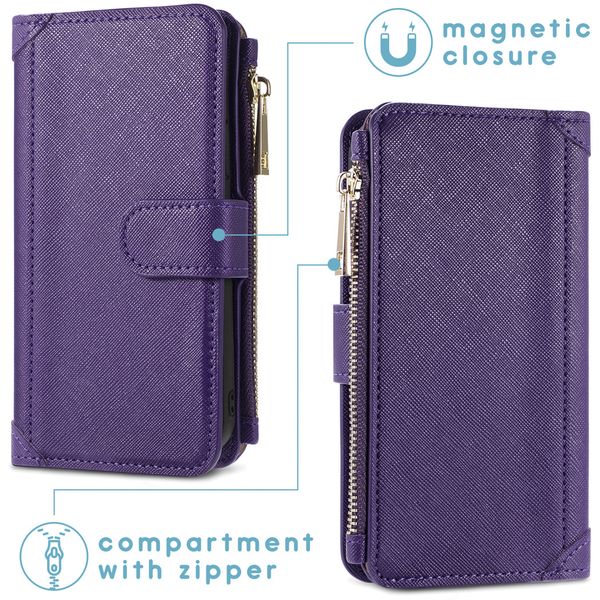 imoshion Luxe Portemonnee iPhone SE (2022 / 2020) 8 / 7 - Paars