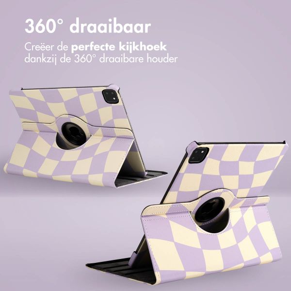 imoshion 360° Draaibare Design Bookcase Apple iPad Pro 12.9 (2018/2020/2021/2022) - Dancing Cubes