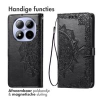 imoshion Mandala Bookcase Xiaomi Redmi Note 15 Pro (5G) - Zwart