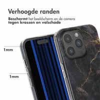 imoshion Design hoesje Apple iPhone 15 Pro - Black Marble Transparent