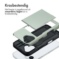 imoshion Backcover met pasjeshouder Apple iPhone 17 - Groen