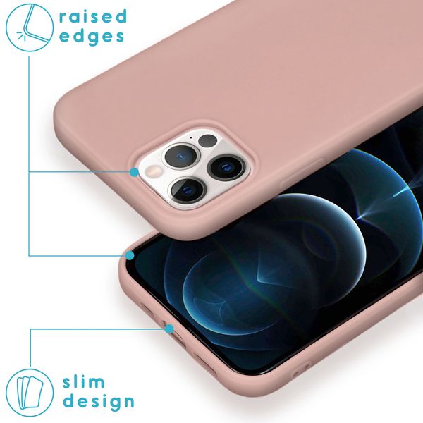 imoshion Color Backcover iPhone 12 (Pro) - Dusty Pink