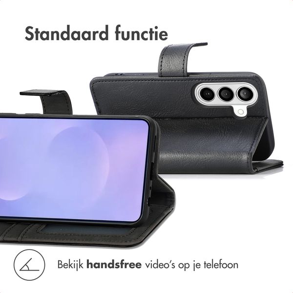 imoshion Luxe Bookcase Samsung Galaxy S26 - Zwart