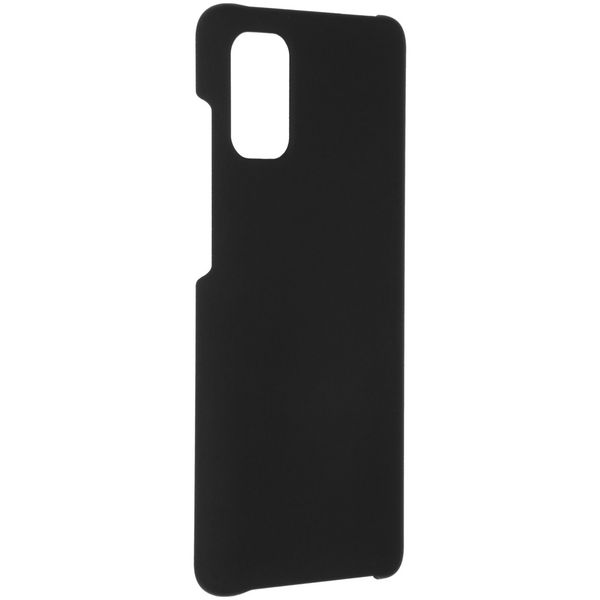 Effen Backcover Samsung Galaxy A41 - Zwart