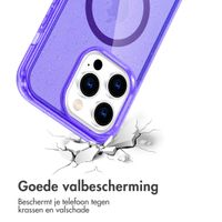 imoshion Sparkle Backcover met MagSafe Apple iPhone 14 Pro - Glitter Paars