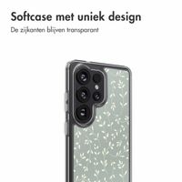 imoshion Design hoesje Samsung Galaxy S26 Ultra - Smoke Green Flowers