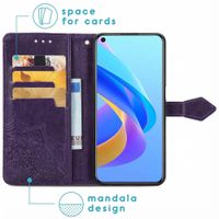 imoshion Mandala Bookcase Oppo A76 (4G) - Paars