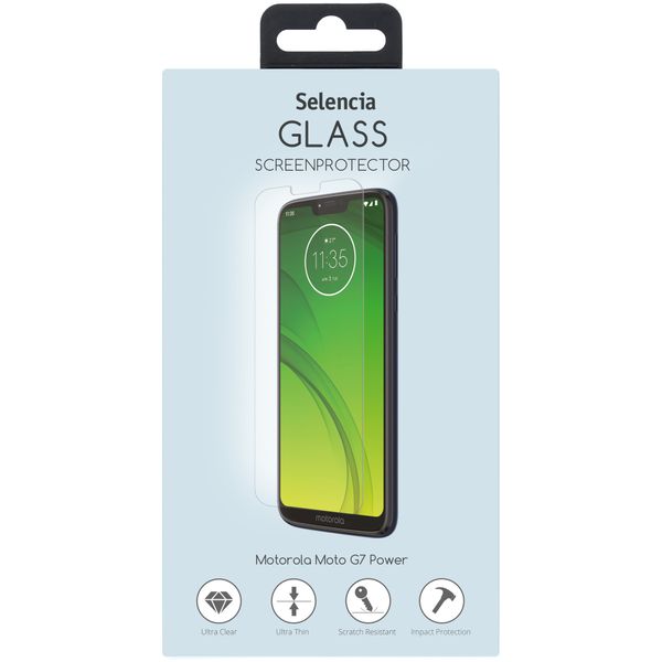 Selencia Gehard Glas Screenprotector Motorola Moto G7 Power