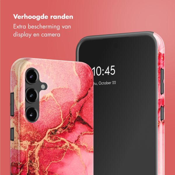 Selencia Vivid Tough Backcover Samsung Galaxy S23 FE - Rosy Marble