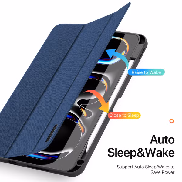 Dux Ducis Domo Bookcase Apple iPad Pro 11 (2024) M4 - Donkerblauw