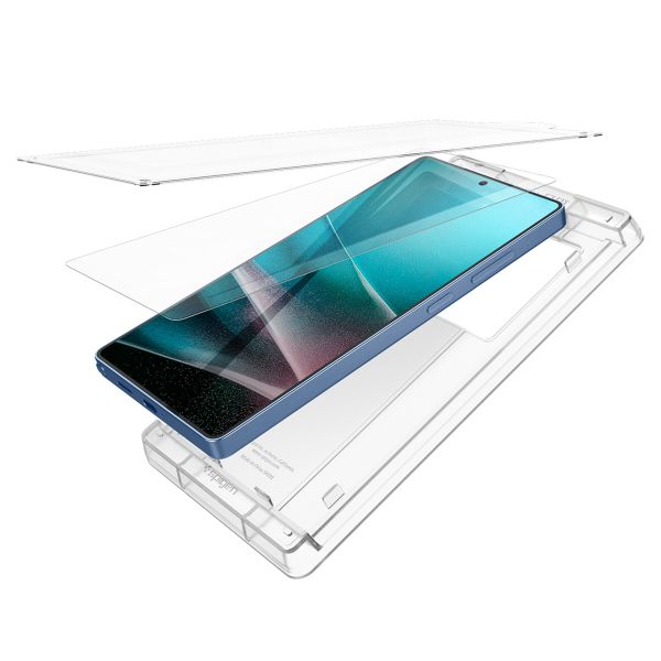 Spigen EliteShield EZ Fit met installatietray - 1 pack Samsung Galaxy S25 Ultra