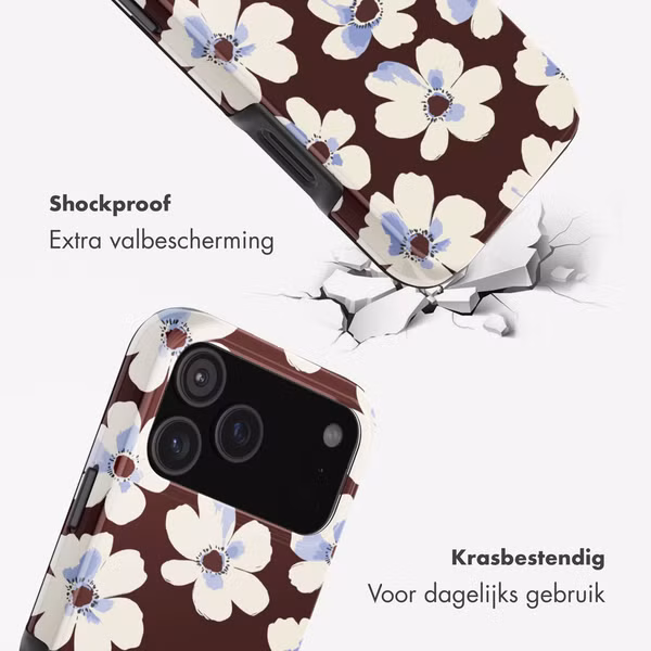 Selencia Vivid Backcover Apple iPhone 17 Pro - Choco Flower Pop