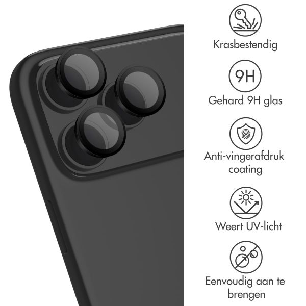 imoshion 2 Pack Camera lens protector Apple iPhone 17 Pro / 17 Pro Max - Gray