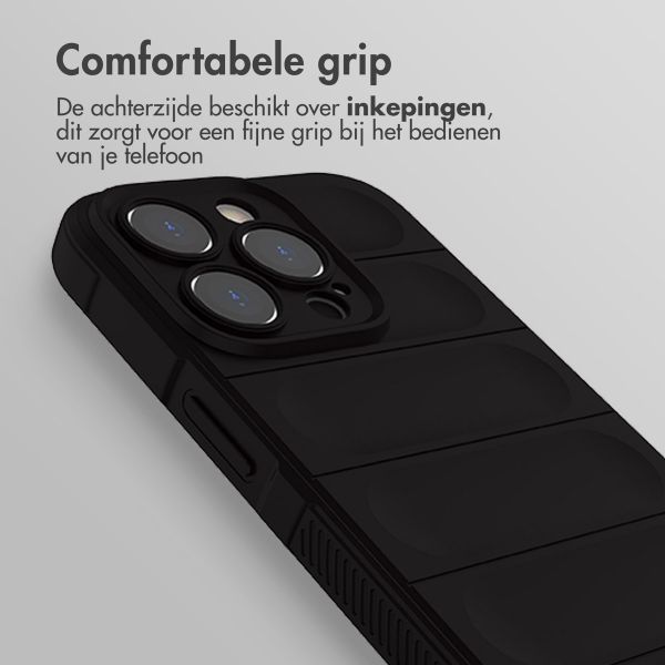 imoshion EasyGrip Backcover iPhone 13 Pro Max - Zwart