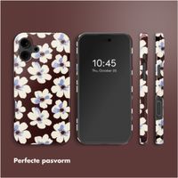 Selencia Vivid Backcover met MagSafe Apple iPhone 16 - Choco Flower Pop